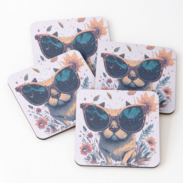 Item preview, Cute dog, huge sunglasses designed and sold by Saltys-Shop.