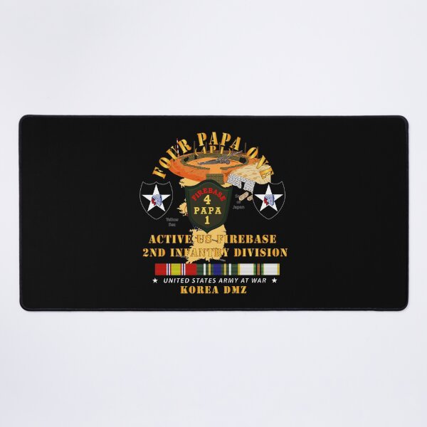 Item preview, Army - 4P1 - Active Firebase - 2nd ID w KOREA SVC designed and sold by Military Insignia Products.