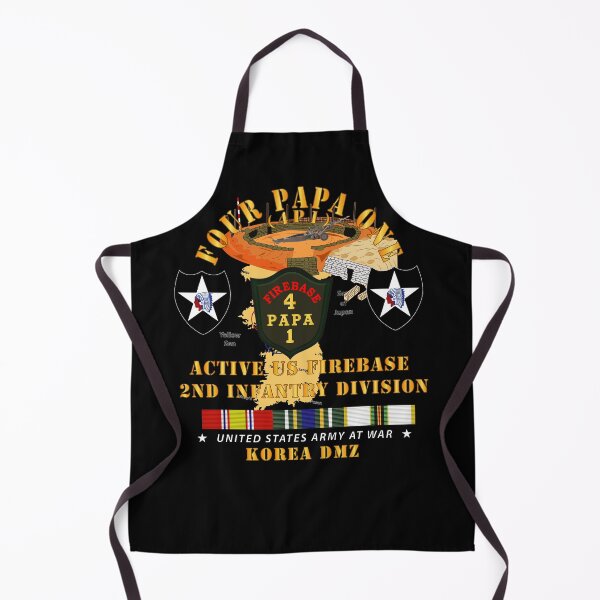 Item preview, Army - 4P1 - Active Firebase - 2nd ID w KOREA SVC designed and sold by Military Insignia Products.