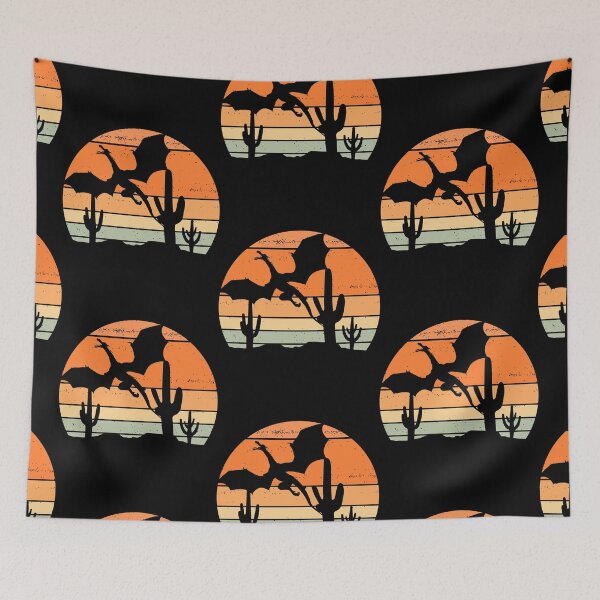 Item preview, Welsh Dragon Soaring Over the Sonoran Desert designed and sold by AlwaysMelanie68.