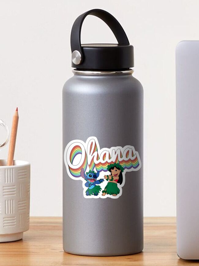 Rainbow Stitch Stainless Steel Water Bottle