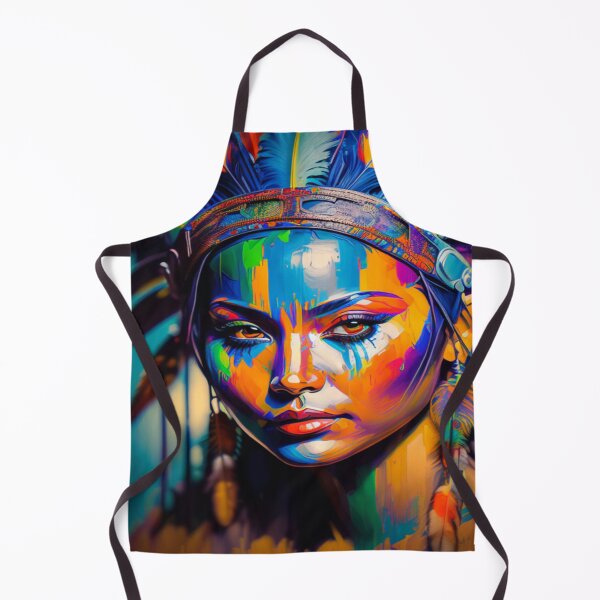 Artikelvorschau, Es zeigt eine indigene Frau in einem verführerischen Outfit, die im Amazonas-Dschungel in die Kamera blickt entworfen und verkauft von ShopXO.