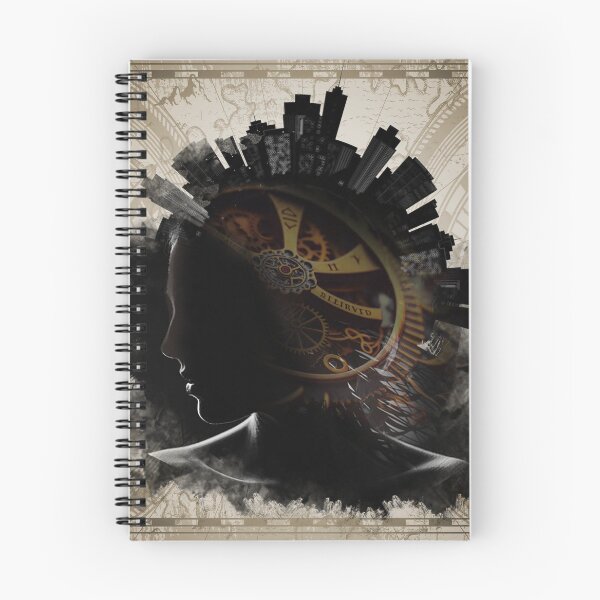 Item preview, Steampunk Silhouette of the Metropolis designed and sold by MindAsylum.