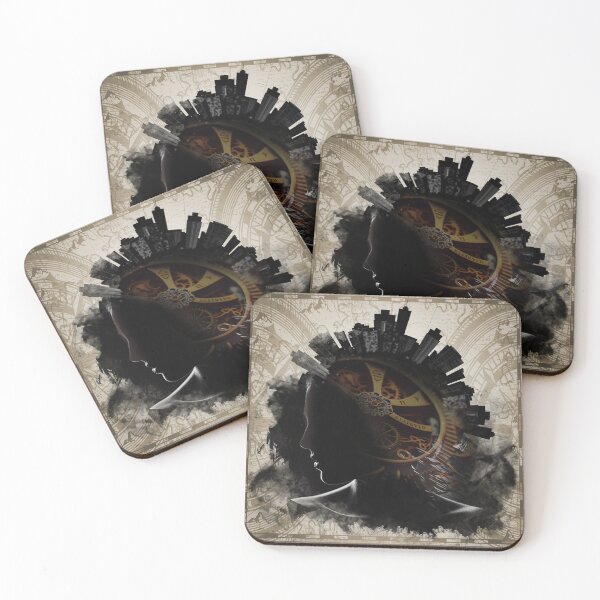 Item preview, Steampunk Silhouette of the Metropolis designed and sold by MindAsylum.