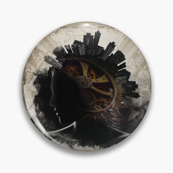 Item preview, Steampunk Silhouette of the Metropolis designed and sold by MindAsylum.