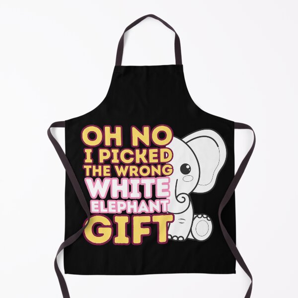 Item preview, Oh No i picked the wrong white elephant gift, colorful eye-catching design with an elephant  designed and sold by Drzamag.