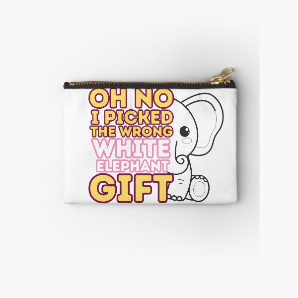 Item preview, Oh No i picked the wrong white elephant gift, colorful eye-catching design with an elephant  designed and sold by Drzamag.