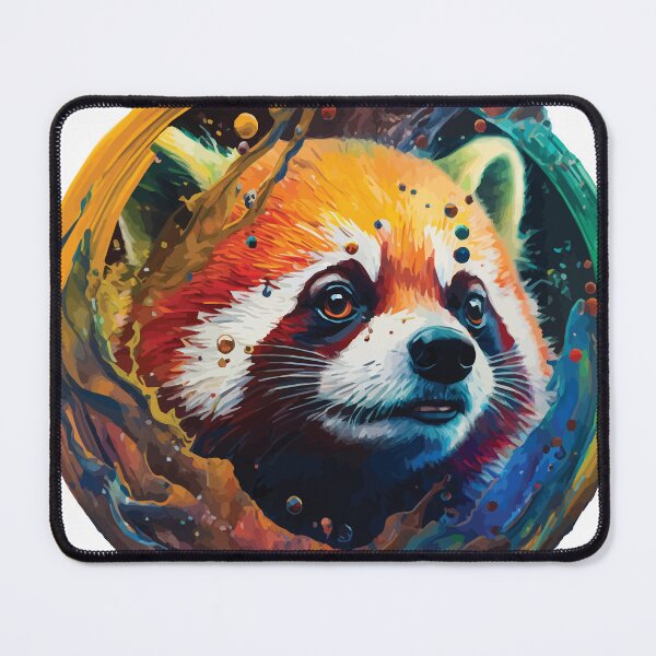 Item preview, A Red Panda in Paint Globe - Spirit Animals in Vibrant Color designed and sold by GVRDesign.