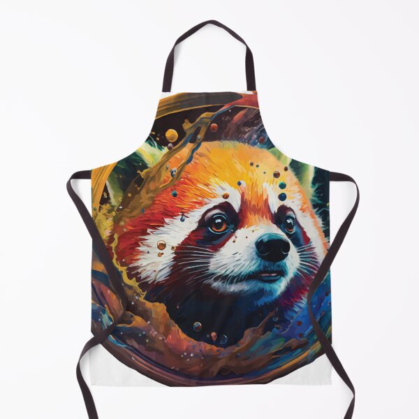 Item preview, A Red Panda in Paint Globe - Spirit Animals in Vibrant Color designed and sold by GVRDesign.