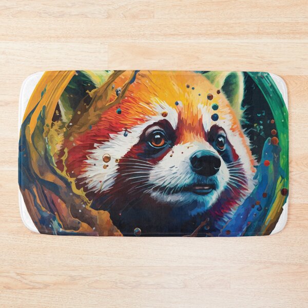 Item preview, A Red Panda in Paint Globe - Spirit Animals in Vibrant Color designed and sold by GVRDesign.