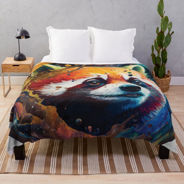 Item preview, A Red Panda in Paint Globe - Spirit Animals in Vibrant Color designed and sold by GVRDesign.