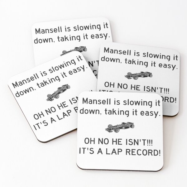 Item preview, It's a lap Record! Mansell designed and sold by Kyle Wilson.