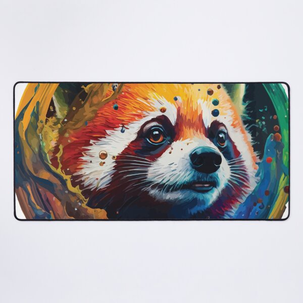 Item preview, A Red Panda in Paint Globe - Spirit Animals in Vibrant Color designed and sold by GVRDesign.