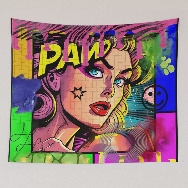 Item preview, Funky Comic Style Art Girl  designed and sold by jantulov.