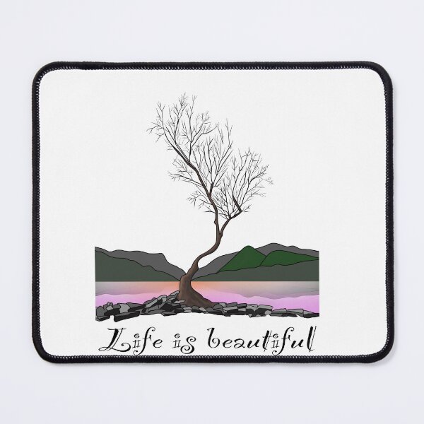 Item preview, The lone tree life is beautiful llanberis snowdonia designed and sold by SoulTrekking.