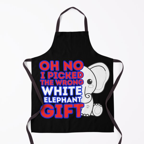 Item preview, Oh No i picked the wrong white elephant gift, colorful eye-catching design with an elephant  designed and sold by Drzamag.