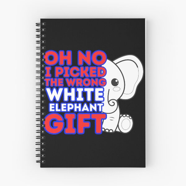 Item preview, Oh No i picked the wrong white elephant gift, colorful eye-catching design with an elephant  designed and sold by Drzamag.