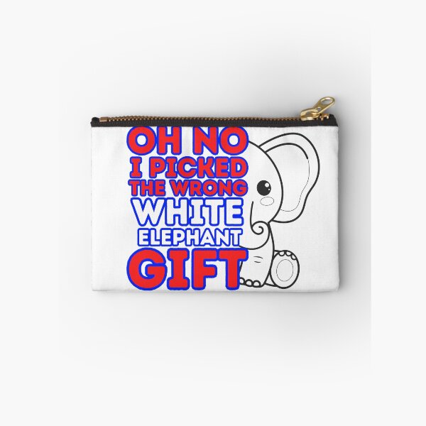 Item preview, Oh No i picked the wrong white elephant gift, colorful eye-catching design with an elephant  designed and sold by Drzamag.
