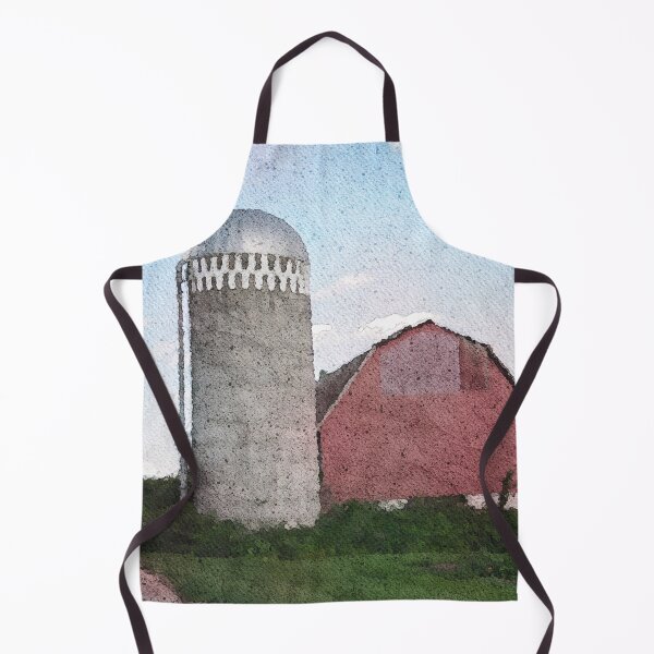 Item preview, Barn watercolor designed and sold by A. Koh.