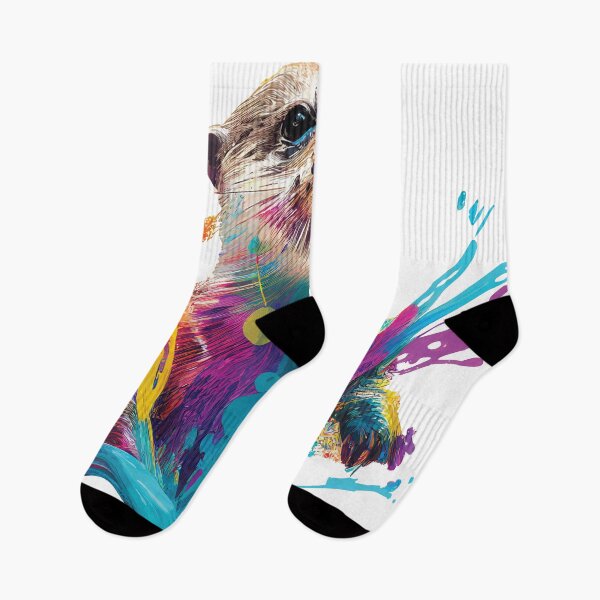 Item preview, An Otter Splashing in Water - Animals in Vibrant Color designed and sold by GVRDesign.