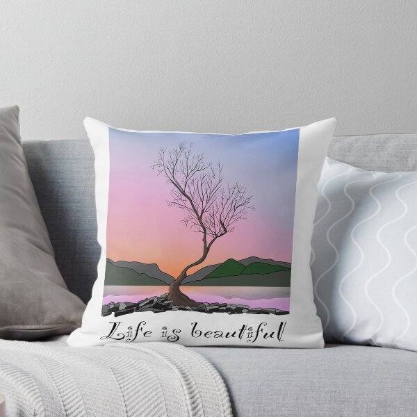 Item preview, The lone tree life is beautiful llanberis snowdonia designed and sold by SoulTrekking.