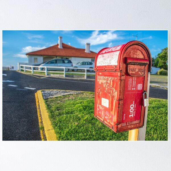 Byron Lighthouse Post Box Poster