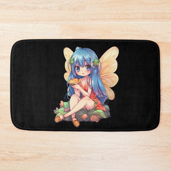 Item preview, Kawaii Fairy & Pizza Funny Food Japonese Anime designed and sold by SecretDicer.