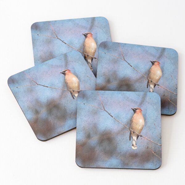 Item preview, Cedar Waxwing on a Branch designed and sold by A. Koh.