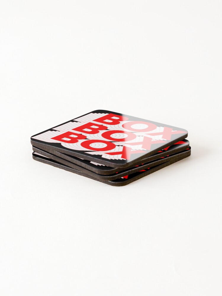 Thumbnail 4 of 5, Coasters (Set of 4), Box Box Box designed and sold by WorldEngine.