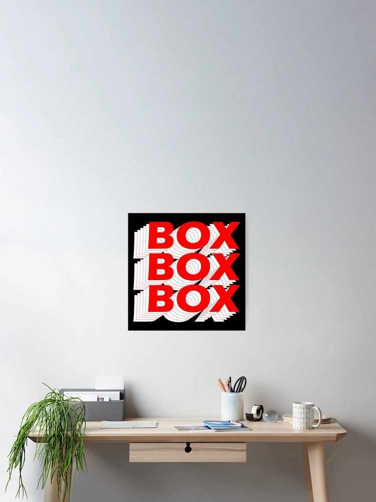 Thumbnail 2 of 3, Poster, Box Box Box designed and sold by WorldEngine.
