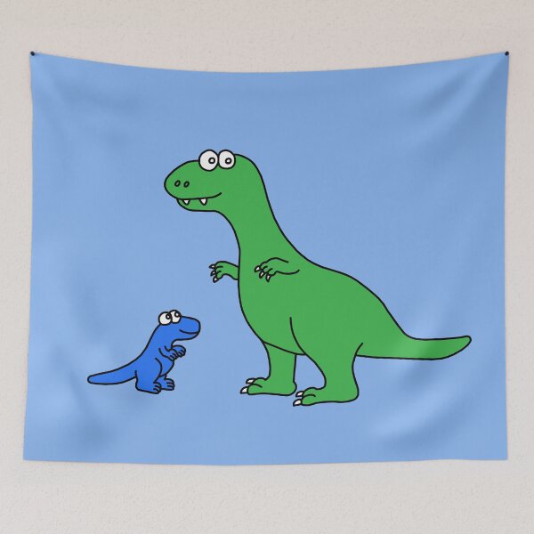 Item preview, Cartoon T-Rex Tyrannosaurus Rex with baby designed and sold by Scat the cat.