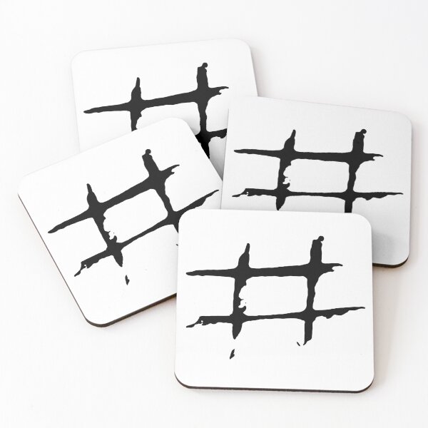 Item preview, Dark and Gritty Hashtag Number Sign designed and sold by Michael Stewart.