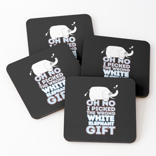 Item preview, Oh No i picked the wrong white elephant gift, colorful eye-catching design designed and sold by Drzamag.