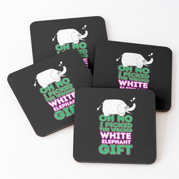 Item preview, Oh No i picked the wrong white elephant gift, colorful eye-catching design designed and sold by Drzamag.