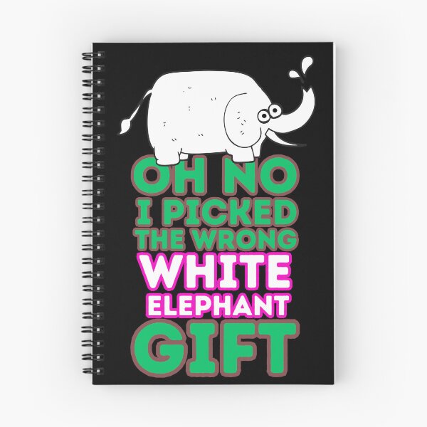 Item preview, Oh No i picked the wrong white elephant gift, colorful eye-catching design designed and sold by Drzamag.