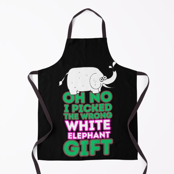 Item preview, Oh No i picked the wrong white elephant gift, colorful eye-catching design designed and sold by Drzamag.