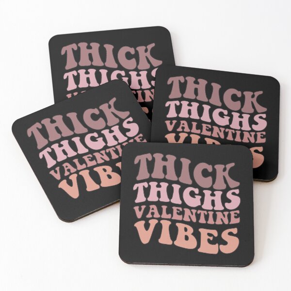 Item preview, Thick Thighs Valentine Vibes designed and sold by VibrantGifts.