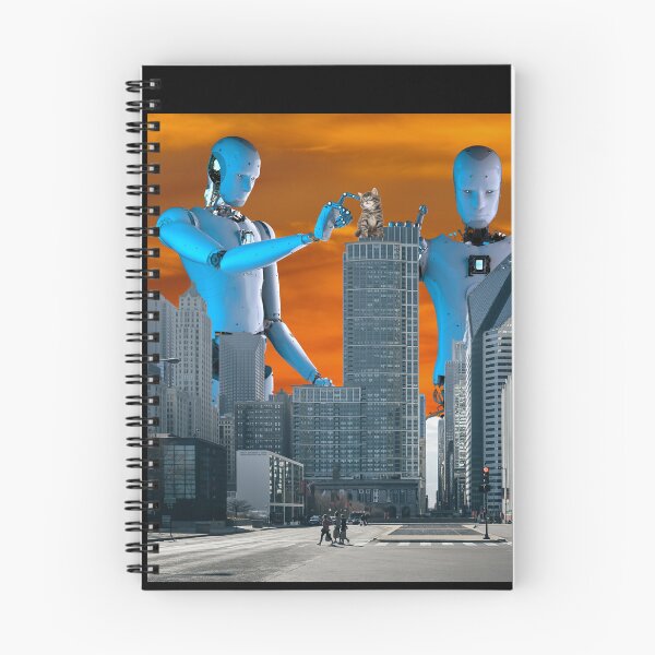 Item preview, Giant Robots and Cute Kitten designed and sold by CannyGoods.