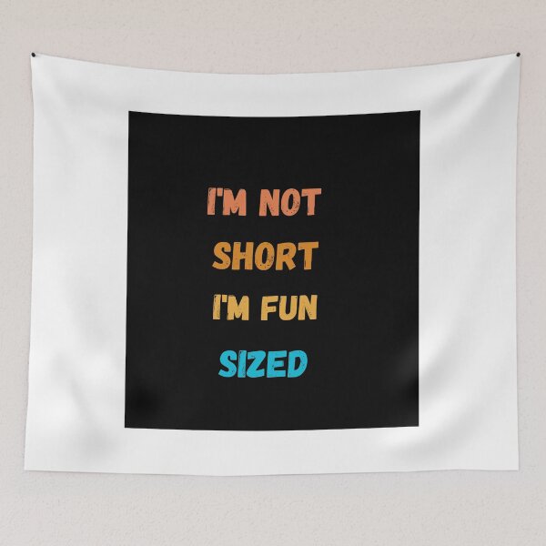 Item preview, I'm not short I'm fun sized , Funny Saying Quote Retro Classic T-Shirt designed and sold by Saadady05.