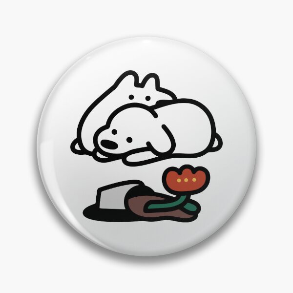 Item preview, Dog and flowers designed and sold by faaxiwer.