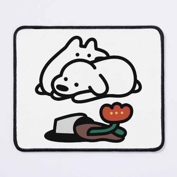 Item preview, Dog and flowers designed and sold by faaxiwer.