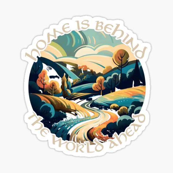 Item preview, Home is Behind, the World Ahead - Winding Road - Fantasy designed and sold by Fenay Designs.