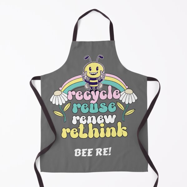 Item preview, Recycle Reuse Renew Rethink BEE RE designed and sold by PositiveIdeas.