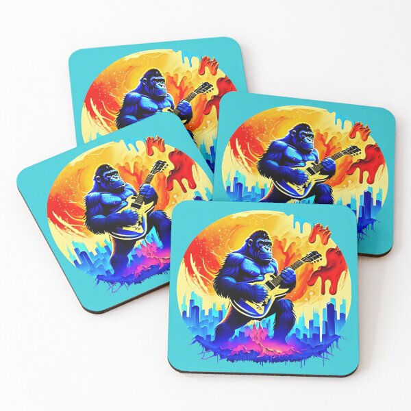 Item preview, Gorilla plays guitar designed and sold by DSIGN4YOU.