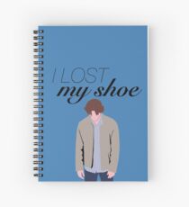 I Lost My Shoe Sam Winchester Spiral Notebook
