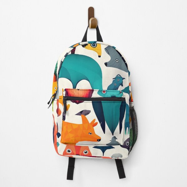 Item preview, Animals pattern 2 - white background designed and sold by Cr-AI-tive.