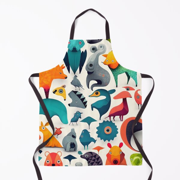 Item preview, Animals pattern 2 - white background designed and sold by Cr-AI-tive.
