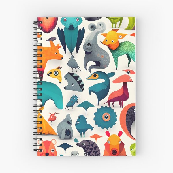 Item preview, Animals pattern 2 - white background designed and sold by Cr-AI-tive.