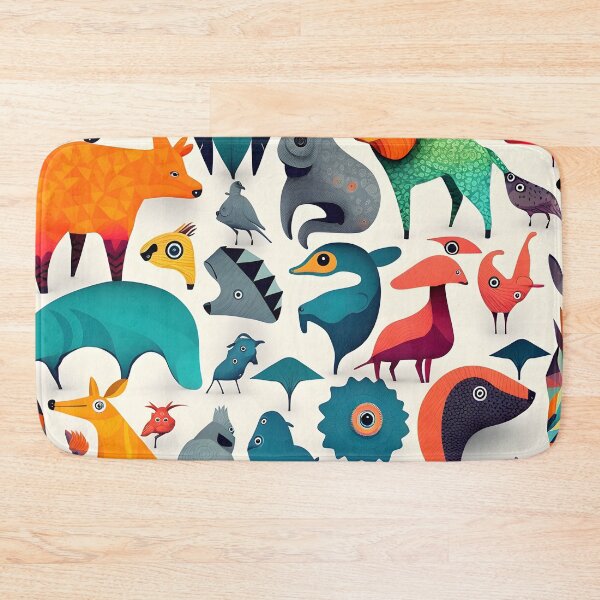 Item preview, Animals pattern 2 - white background designed and sold by Cr-AI-tive.