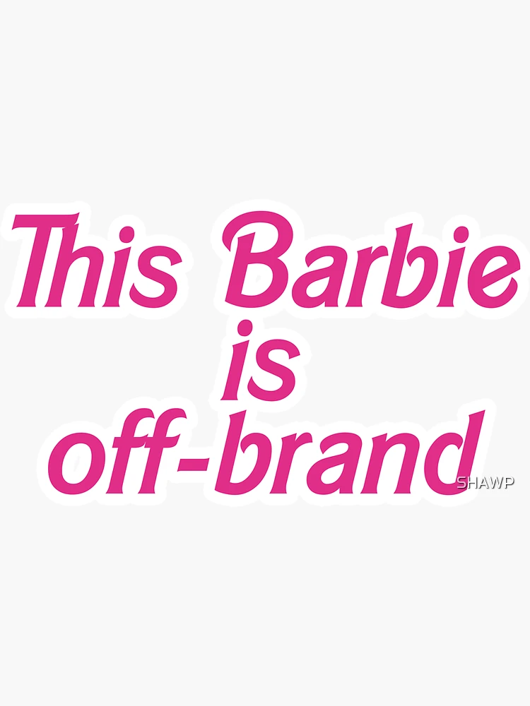 Does anyone know who this Barbie is supposed to be? (Bra is just a sticker  I added for modesty lol) : r/Barbie